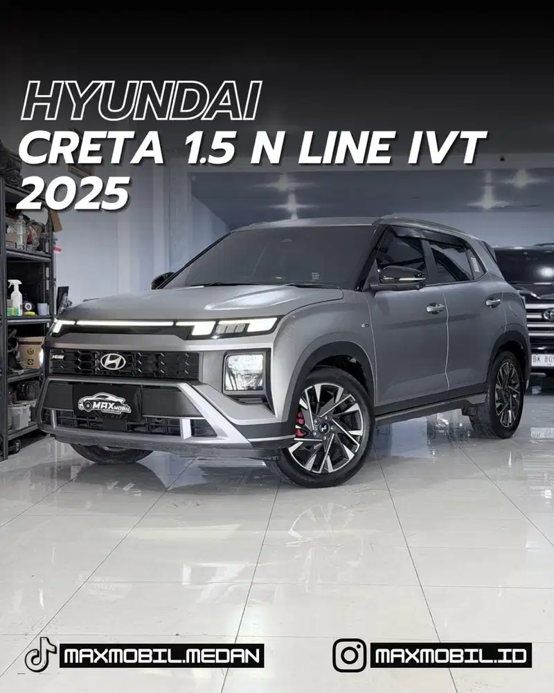 [ODO 14RB‼️] HYUNDAI CRETA 1.5 NLINE AT 2025 pemakaian 2026