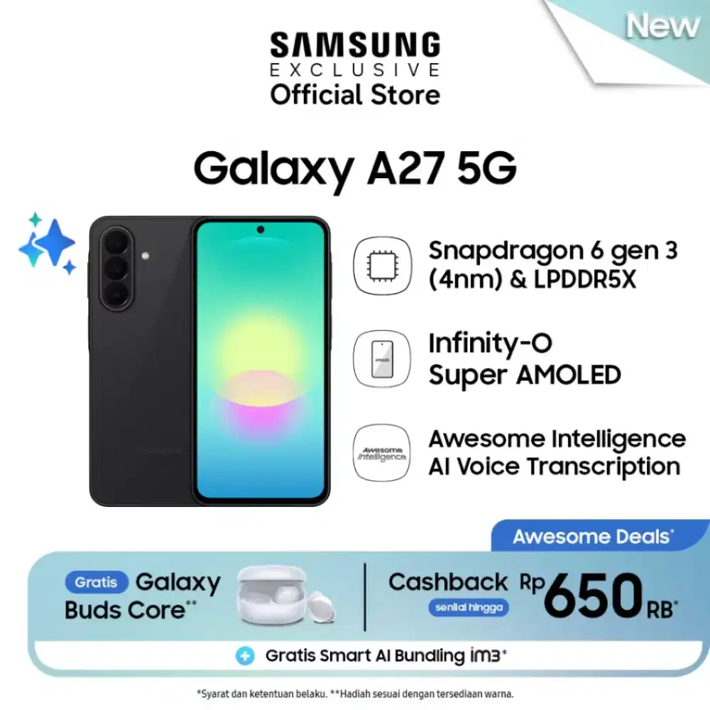 Samsung a27 5g 8/256