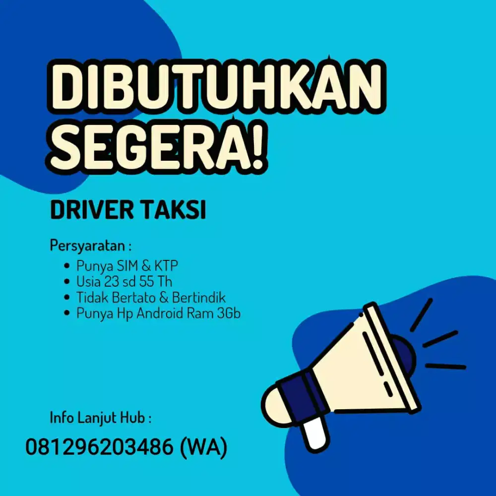 Lowongan kerja Driver