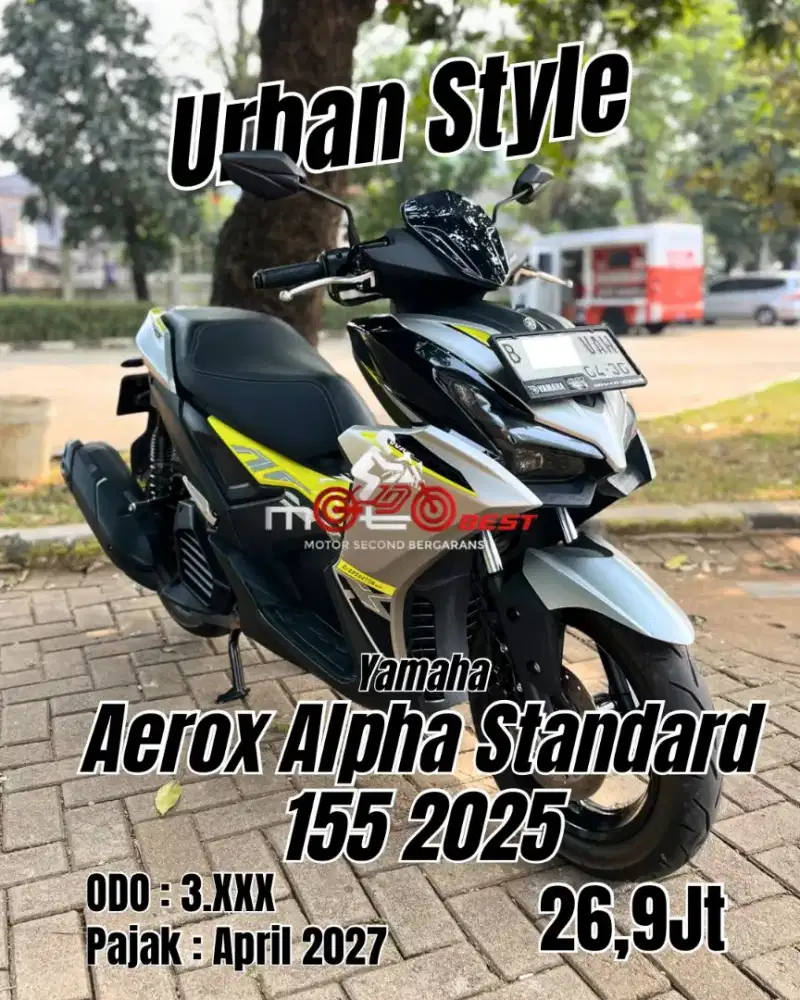 Aerox Alpha std 155cc kunci 2025