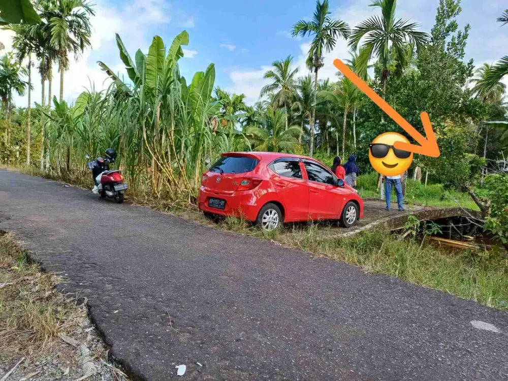 Dijual tanah luas strategis tepi jalan di jl raya kakap pal 9