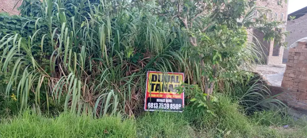 DIJUAL TANAH DARAT DIPINGGIR JALAN BESAR