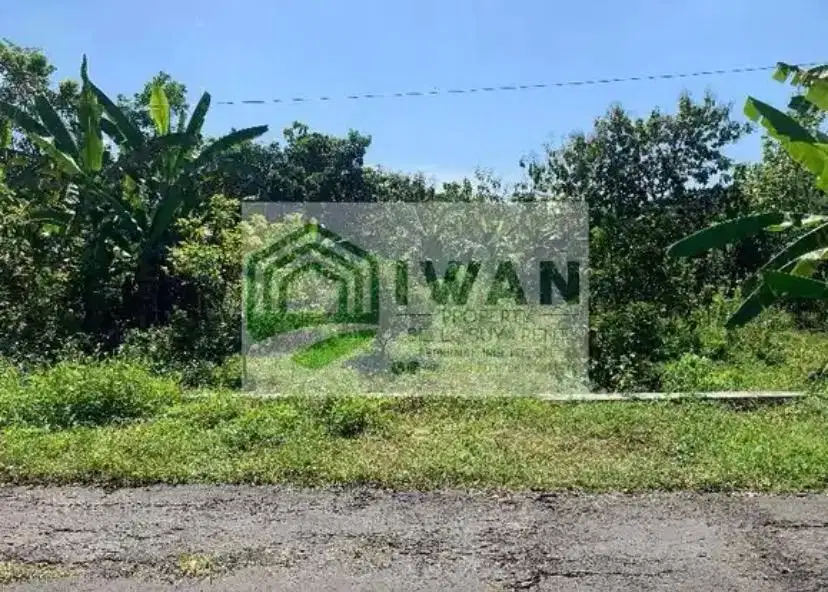 Tanah Zona Kuning Dengan Muka 75m Hadap Jalan Lebar