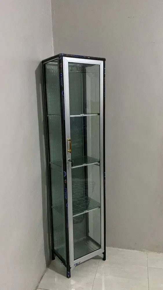 PROMO LEMARI HIAS SERBAGUNA KACA 1 PINTU SALE GRATIS ANTAR TERMURAH