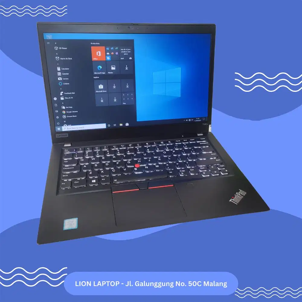 RAM 16GB SSD 256GB Core i5 Slim Lenovo Thinkpad T490s [05|08]
