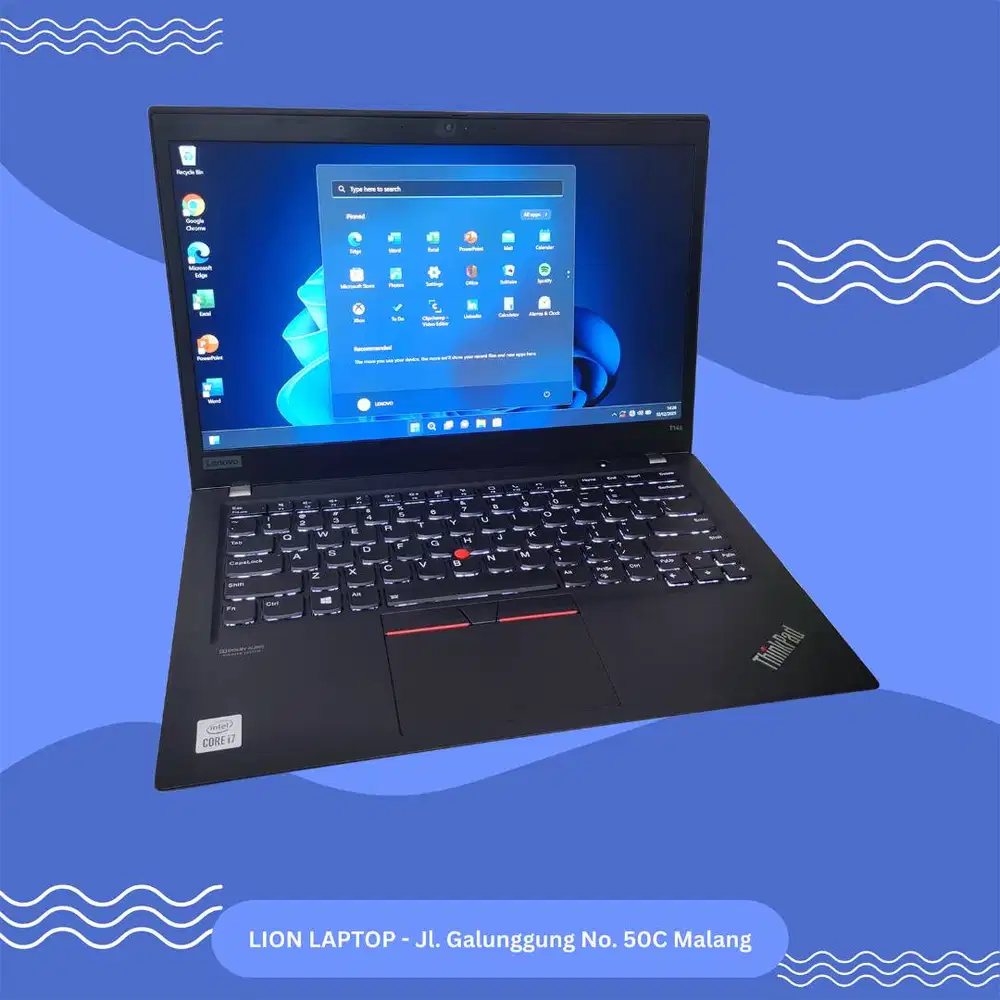 RAM 16GB Core i7 Gen 10 Slim SSD 256GB Lenovo Thinkpad T14S [05|08]