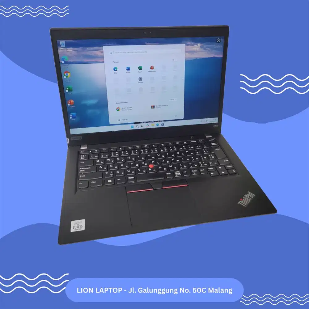 i5 GEN 10 Murah RAM 8GB Lenovo Thinkpad X390 [05|08]