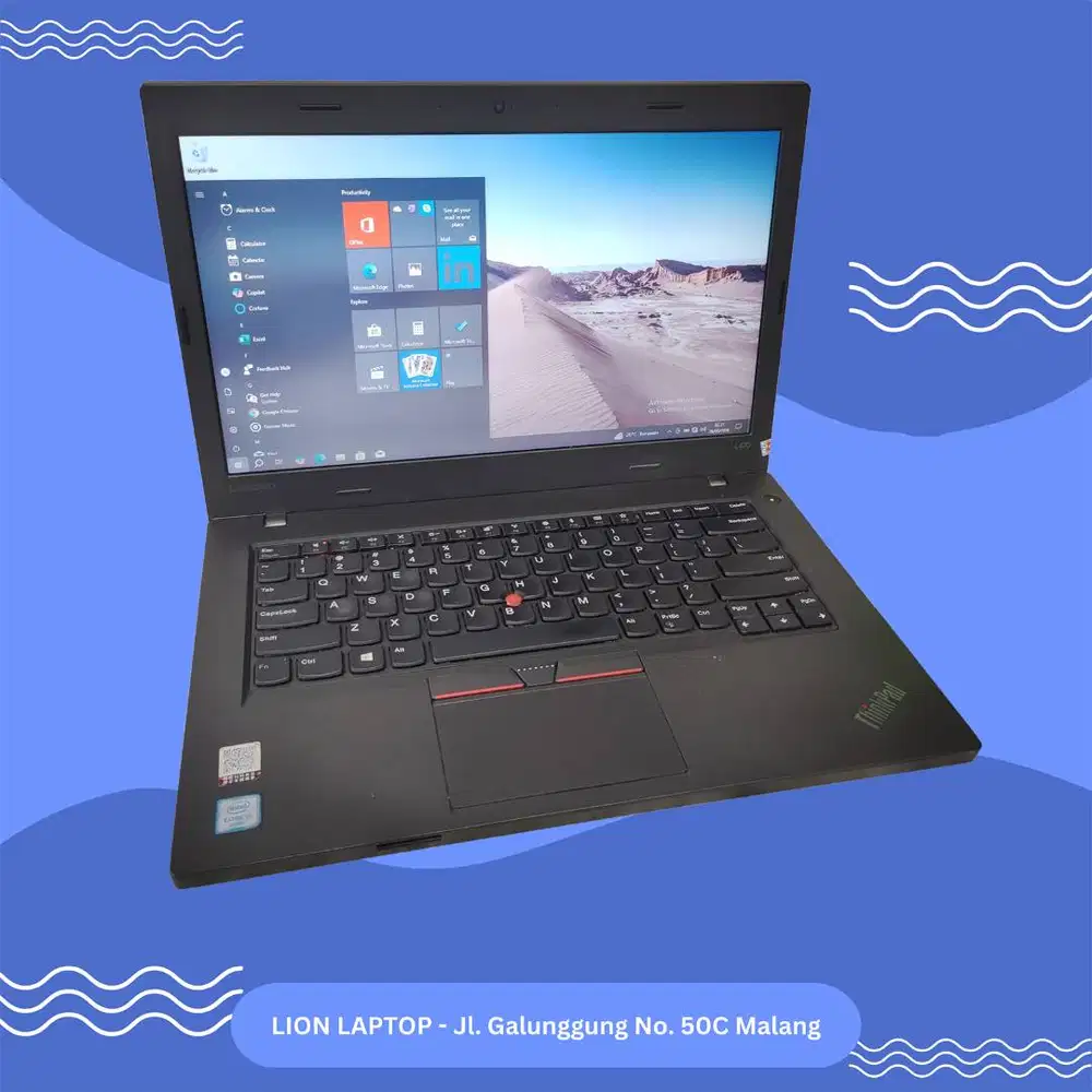 Double VGA Core i5 RAM 8 SSD Lenovo Thinkpad L470 [05|08]
