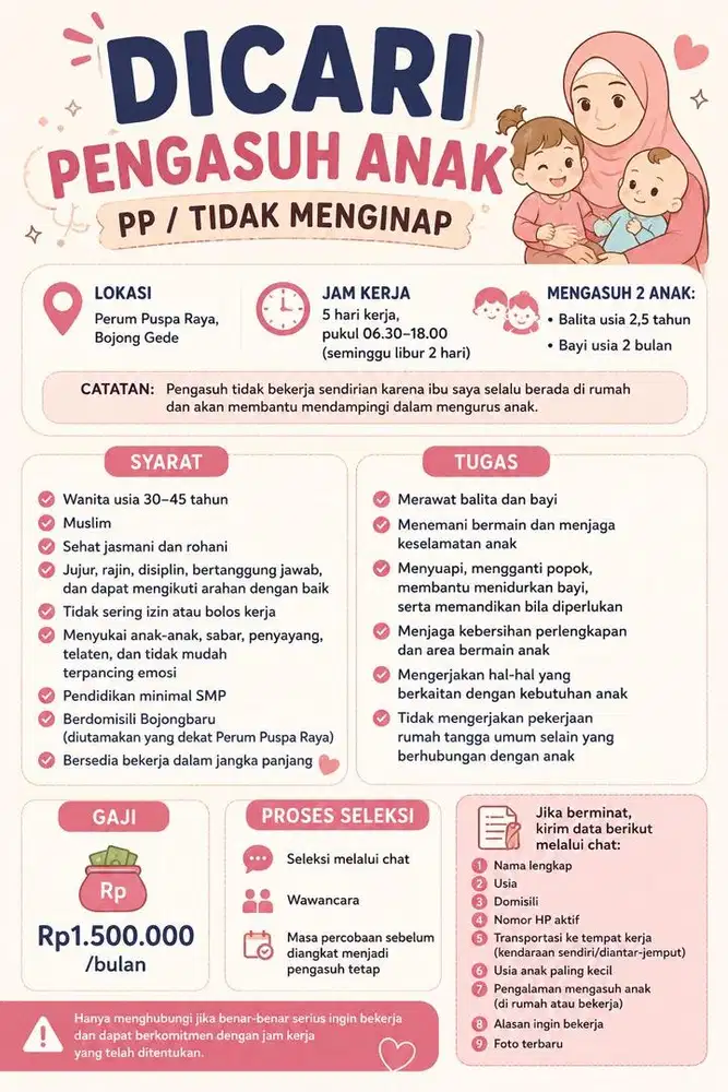 Pengasuh Balita dan Bayi
