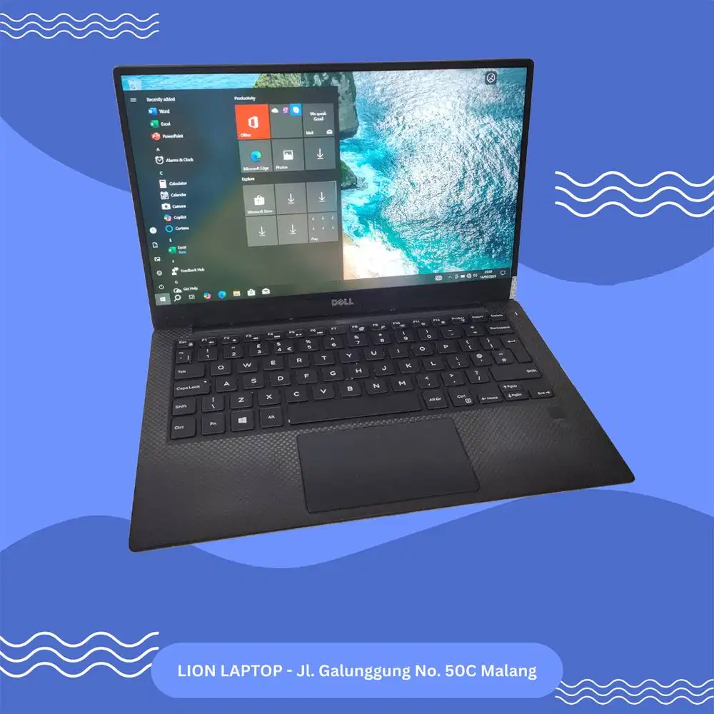 Slim & Ringan Core i7 RAM 8 SSD 256 DELL XPS 13 9360 [05|08]