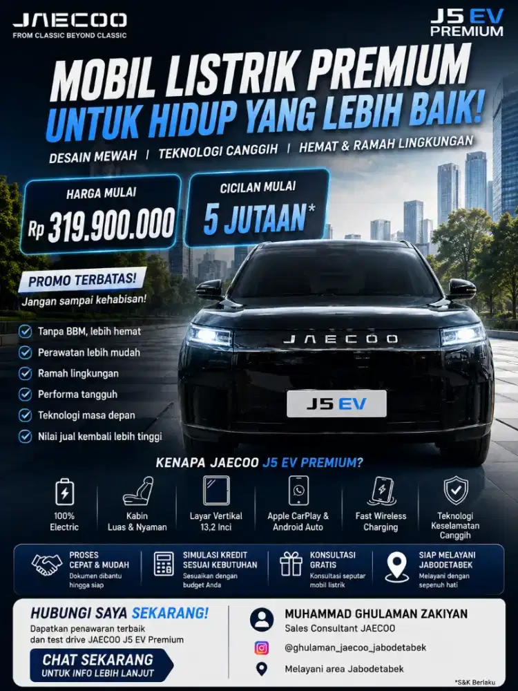 Jaecoo j5 ev premium