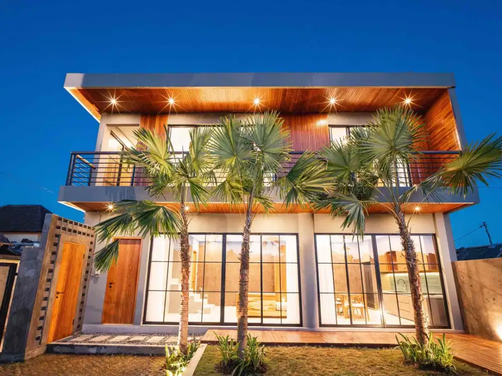 villa modern kontemporer Cemagi bali