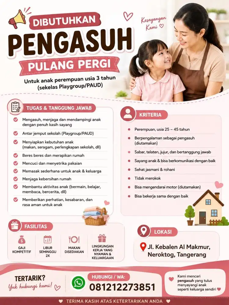 Loker Pengasuh ART