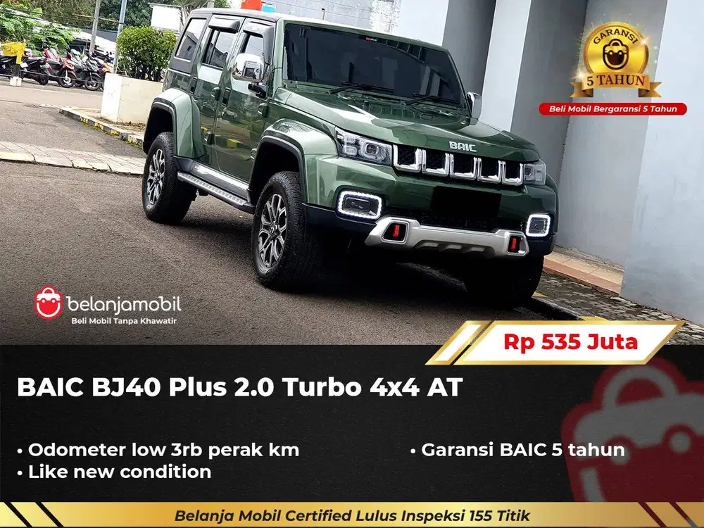 [ 4x4 - KM 3RB ] BAIC BJ40 BJ 40 Plus 2.0 Turbo AT 2025/2026