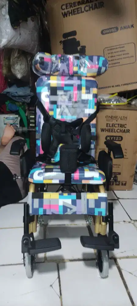 KURSI RODA CP CEREBRAL PALSY ANAK ANAK MERK ONEHEALTH TYPE OH985