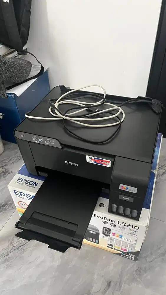 DIJUAL printer Epson 3210 MFC like new 99% + box
