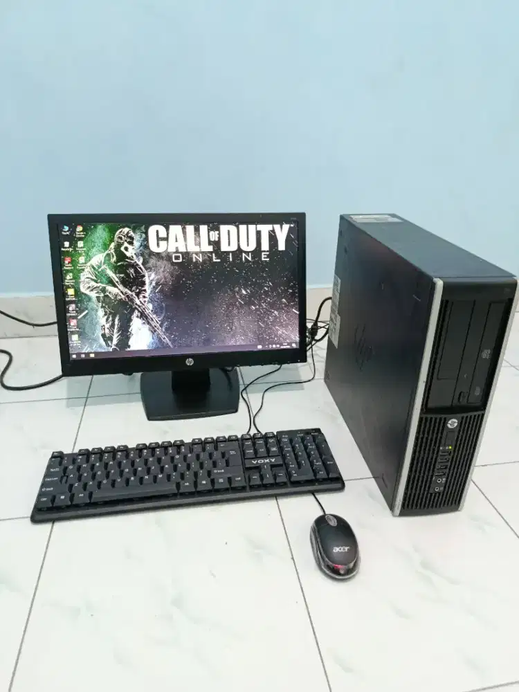 Komputer CPU HP core i3 slim game editing 24jam