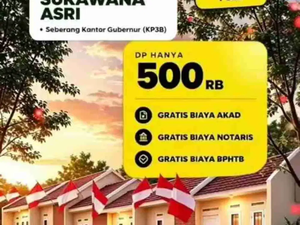 di jual rumah subsidi dekat kampus uin serang