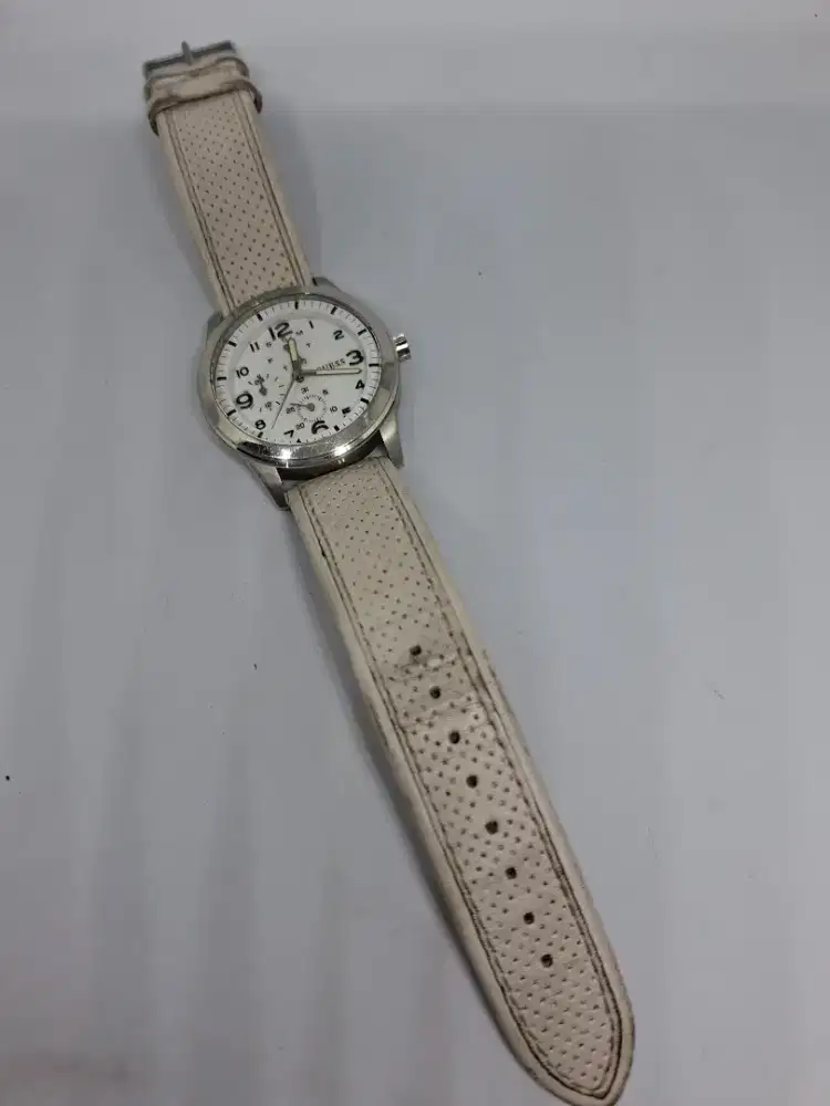 Ladies watch GUESS Chronograph W85085L3 Leather strap