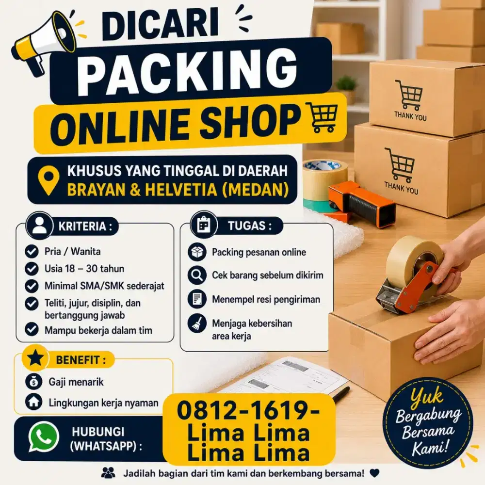 Lowongan Perkerjaan Packing