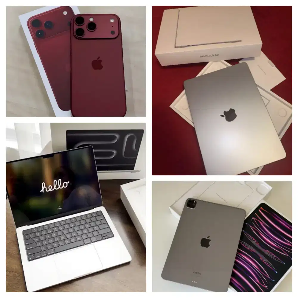 TERIMA JUAL BELI MACBOOK  PRO AIR M1 M2 M3 M4 M5 IPHONE & IPAD
