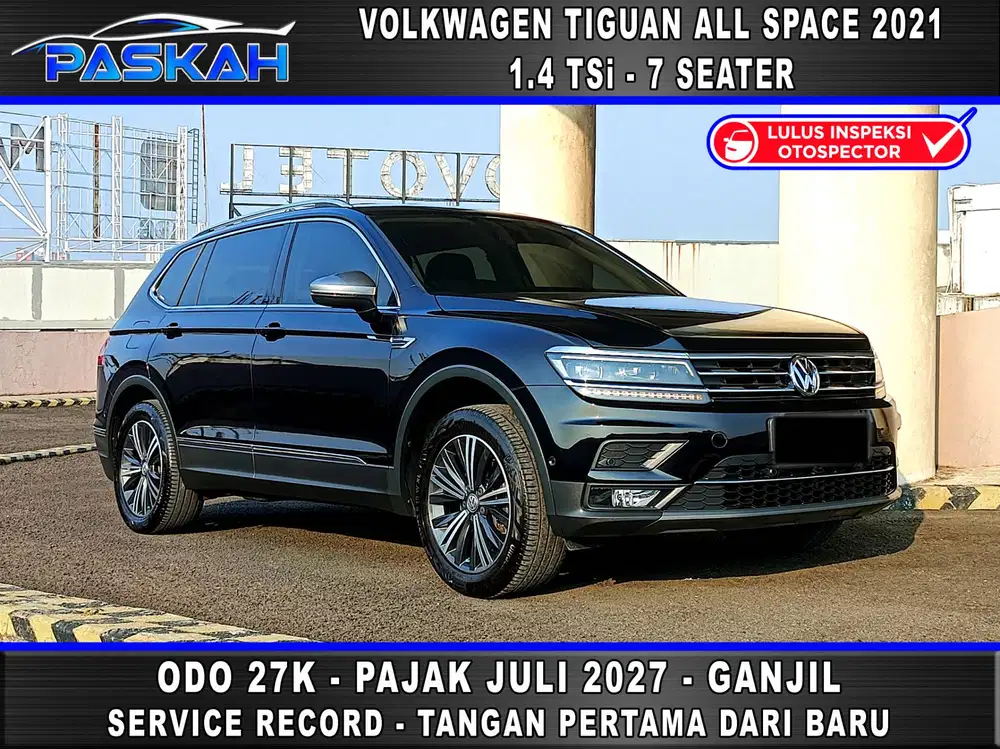 7 Seater TIGUAN ALLSPACE 2021 TIGUAN 2021  PAJAK= 1 TAHUN bunga=4%