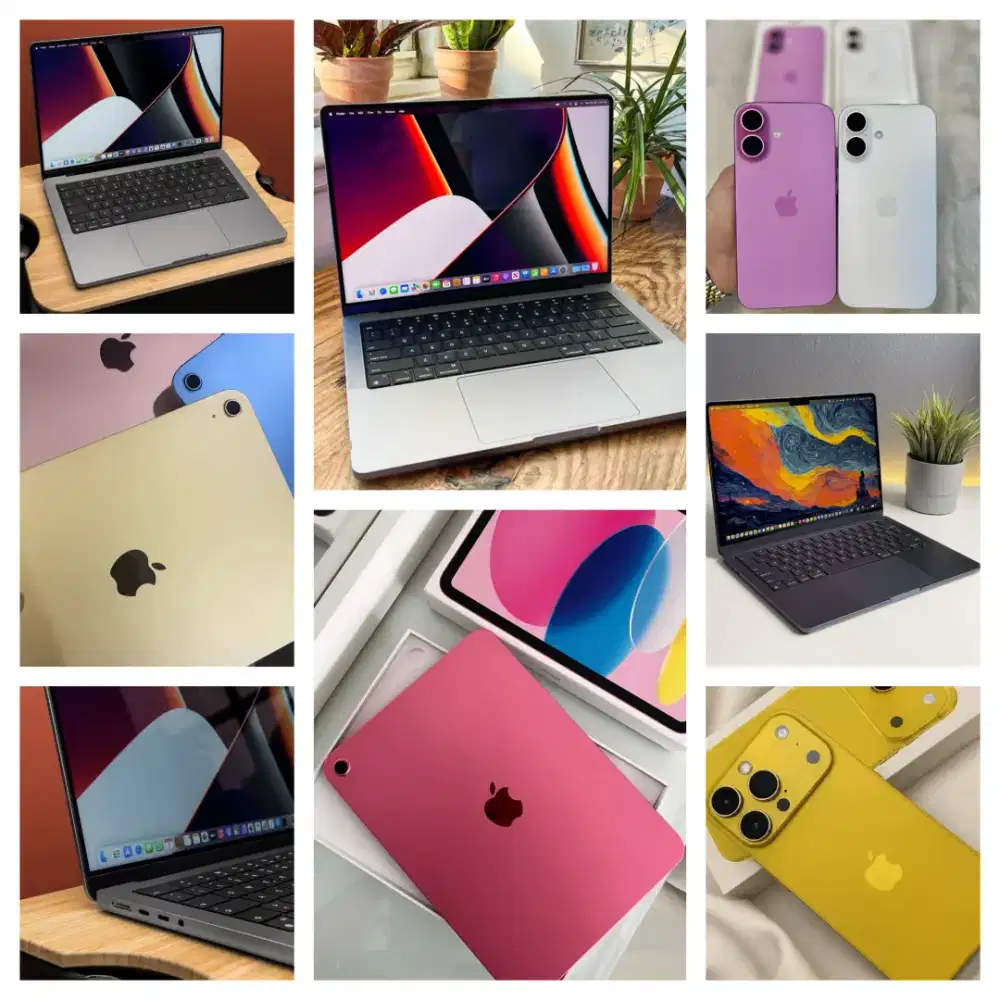 TERIMA JUAL BELI MACBOOK  PRO AIR M1 M2 M3 M4 M5 IPHONE & IPAD