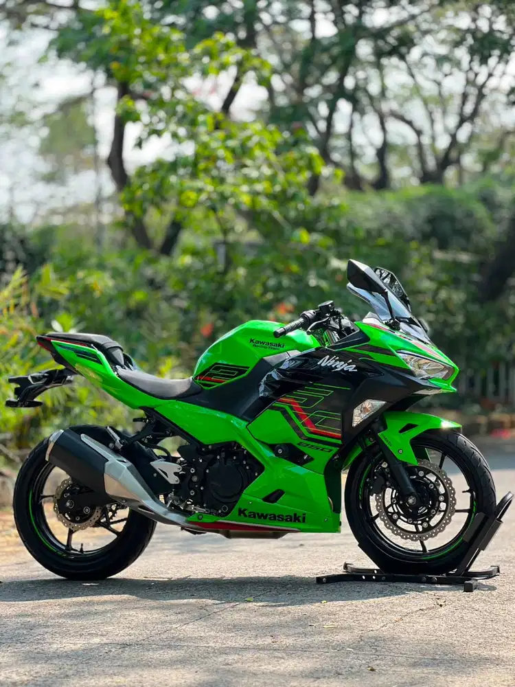 KAWASAKI NEW NINJA 250 FI ABS KEYLESS HIJAU 2024 KM 1K PAJAK PANJANG
