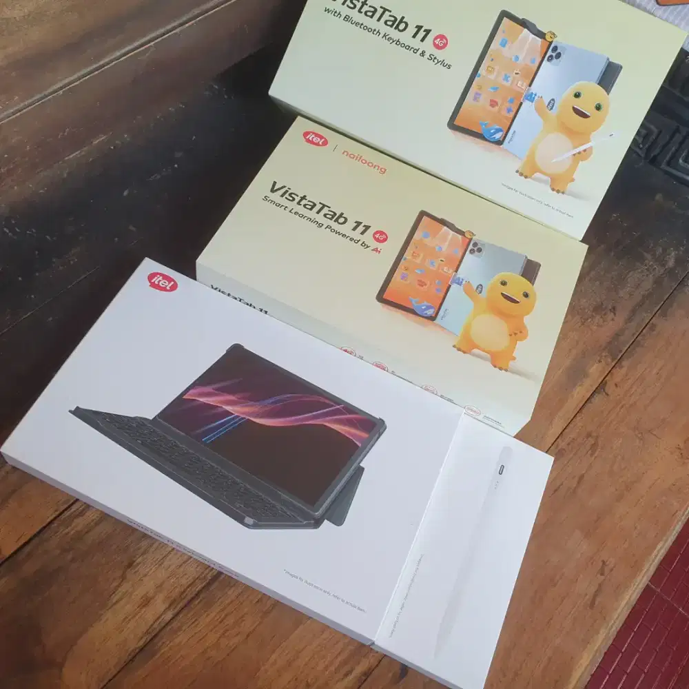 Itel VistaTab 11 Nailoong RAM 12 + Keyboard-Pen Garansi 27 Tablet Anak