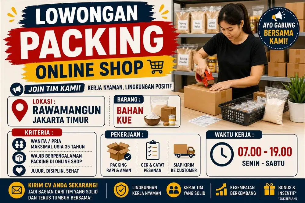 LOKER PACKER BERPENGALAMAN