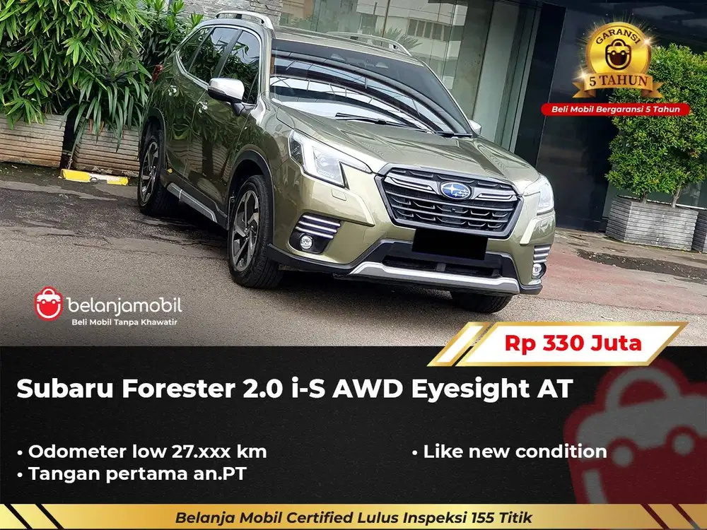 [ LOW KM 27RB ] Subaru Forester 2.0 i-S AWD Eyesight AT 2022/2023