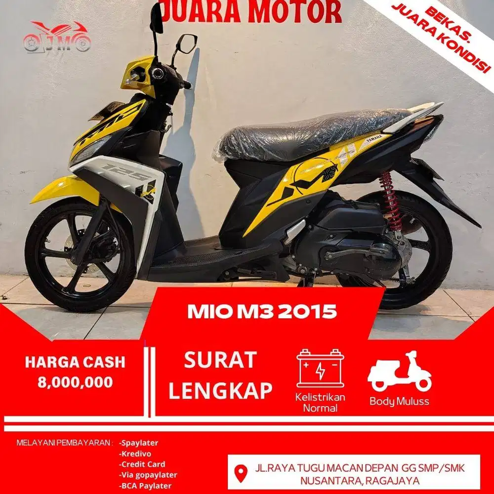 MIO M3 2015 KONDISI TERAWAT NO PR NO KENDALA SIAP PAKAI