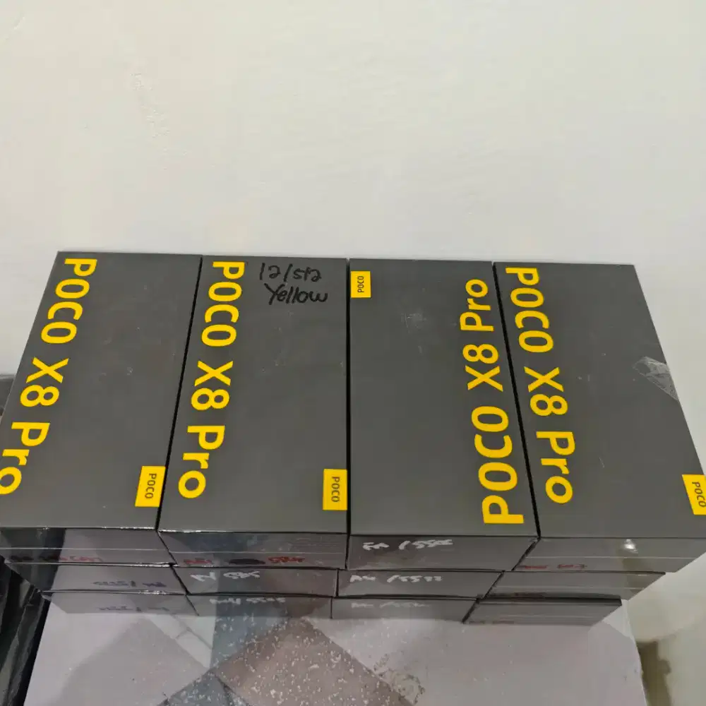 POCO X8 PRO 12/512 GARANSI RESMI XIAOMI 15 BULAN NO REPACK NEW
