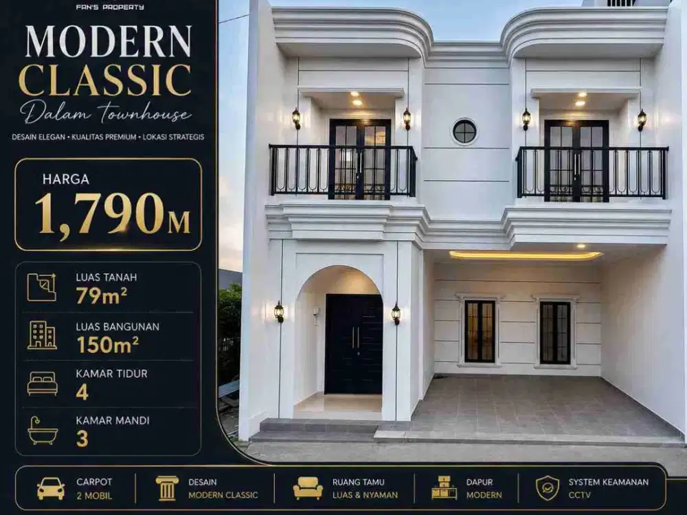 RUMAH MURAH DALAM TOWNHOUSE DI JAGAKARSA JAKSEL