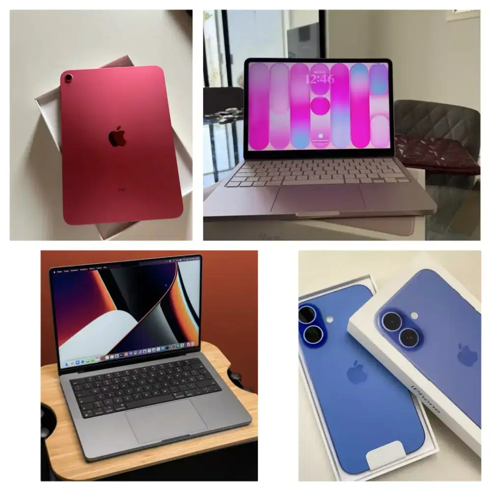 Terima Jual Beli Macbook Pro Air M1 M2 M3 M4 M5 iPhone iPad Ditampung