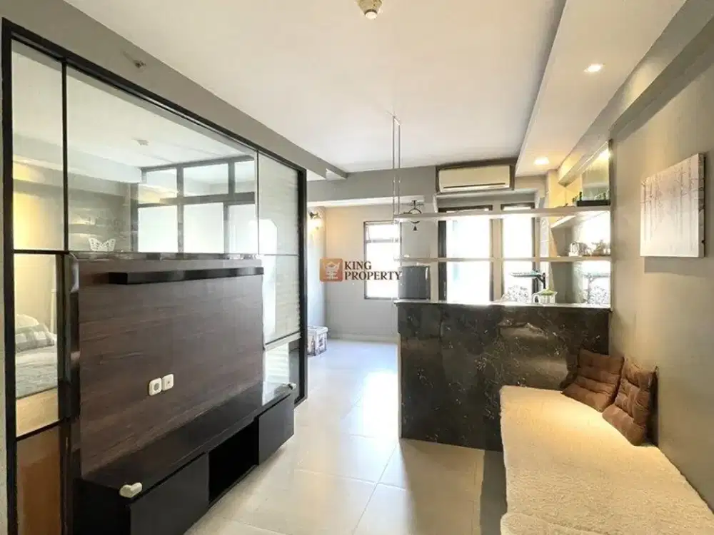 Disewakan Apartemen 1BR Green Bay Pluit Bayview Renovasi Total dengan Modern Industrial Interior, Siap Huni