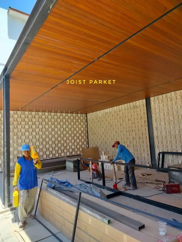 lumberceliling kayu plafon kayu kruing