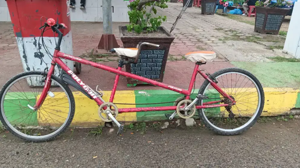 Dijual Sepeda Tandem Polygon Impression (Sepeda Gandeng 2 Orang).