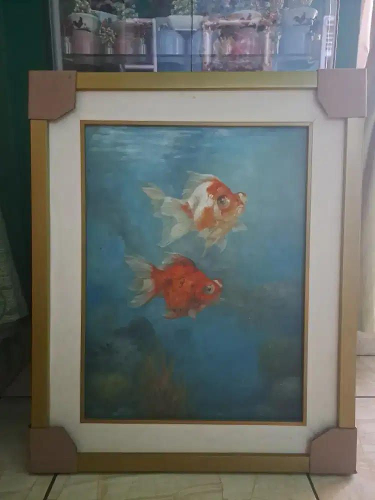 Lukisan Ikan mas koki