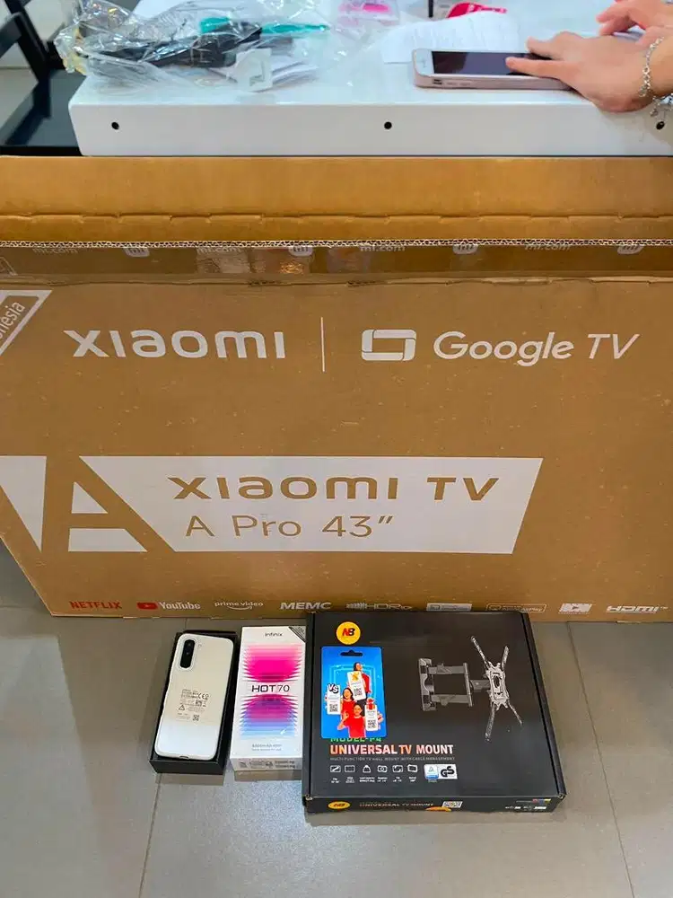 bisa kredit 0% tanpa dp Google TV xiaomi 43inc A pro uhd 2026  qlead