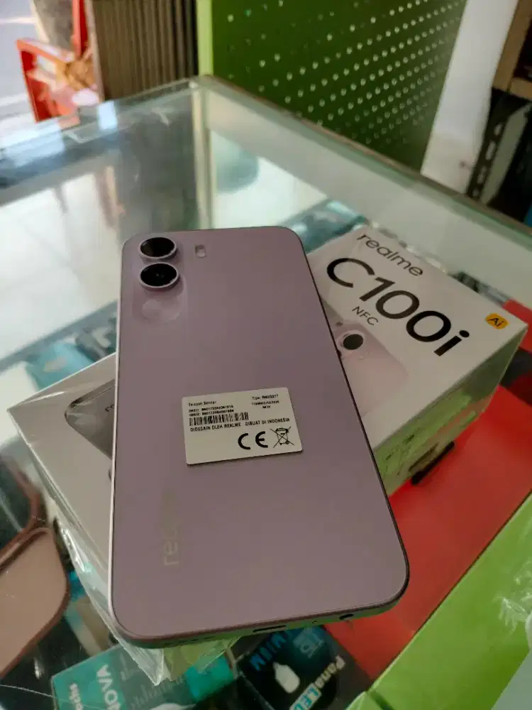 Realme C100i 4+8/128gb like new Minggu full set original
