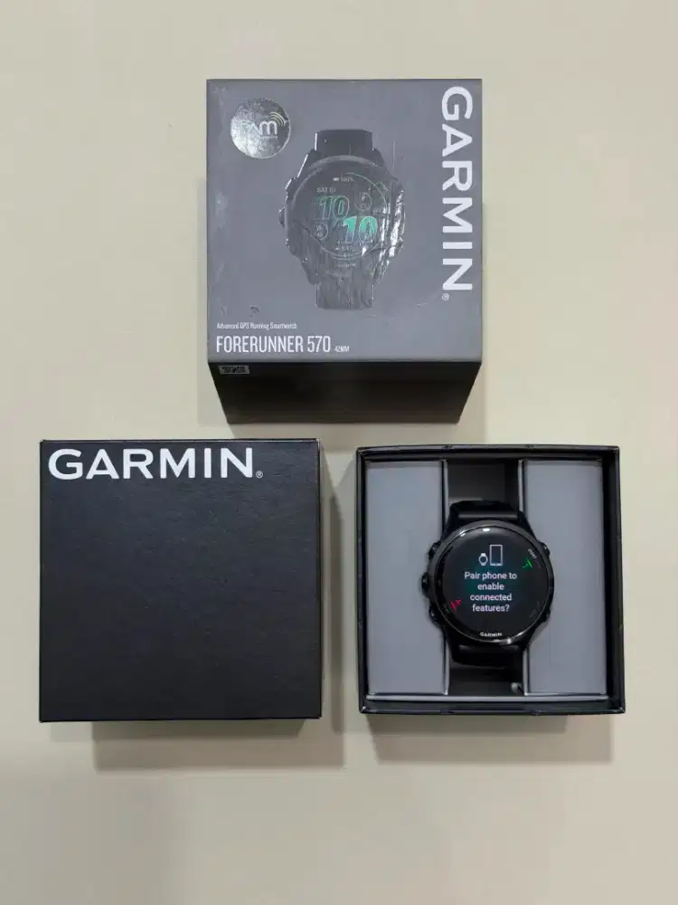 Garmin Forerunner 570 42mm - Garansi on Oktober 2027