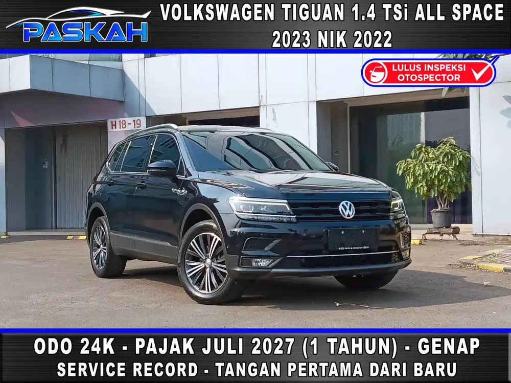 TIGUAN ALLSPACE 2023 Nik 2022 GENAP PAJAK JULI 2027 Bunga 4% Odo 24k