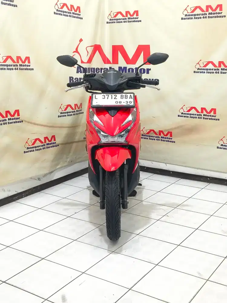 Mulus Km 7 Ribu Honda Beat CBS tahun 2025 warna Merah