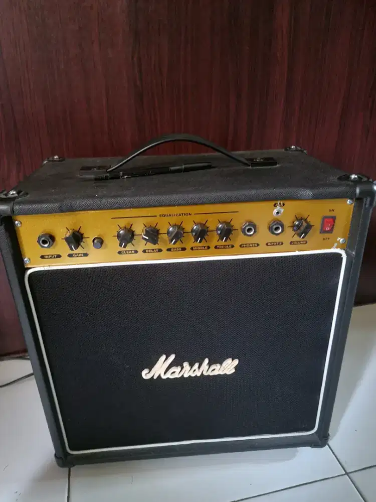 Amply Marshall siap pakai sudah ada distorsi  tt/bt hp siap nambah
