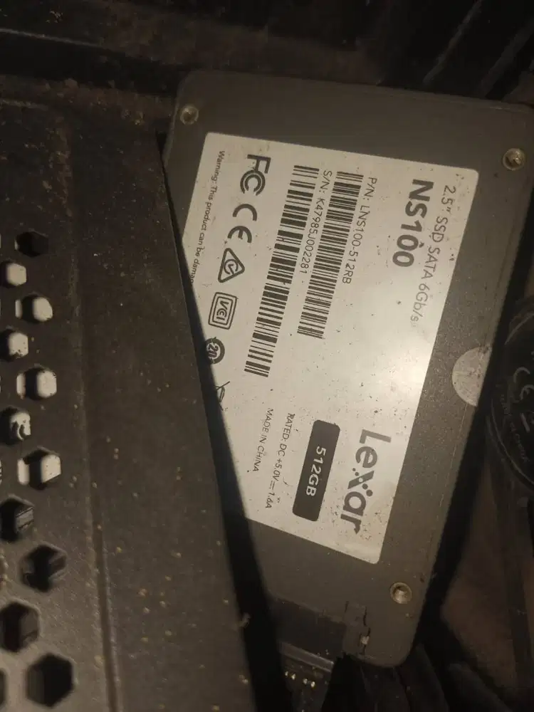 Lexar 512 GB second.. MASIH MULUS..