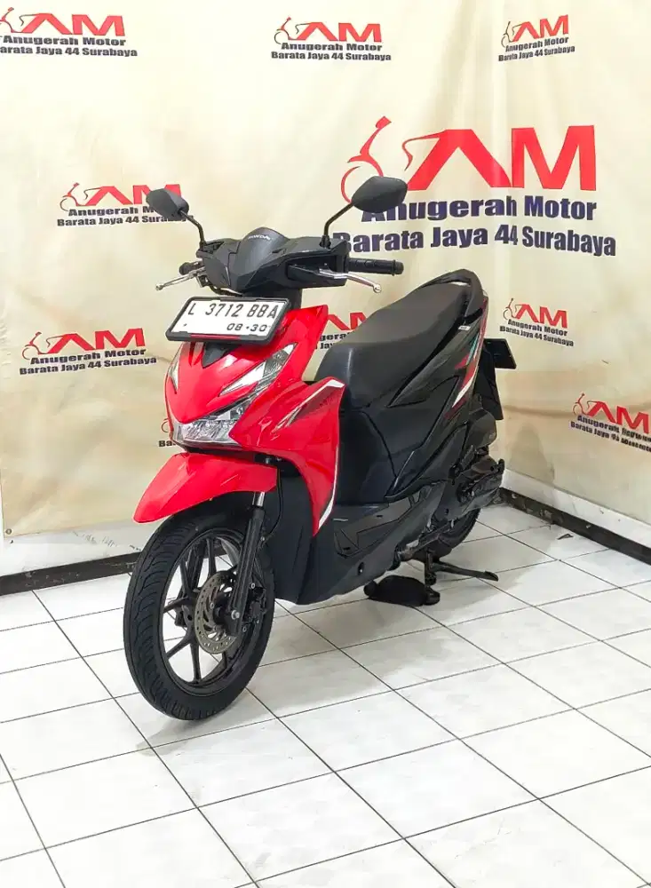Km 7 Ribu Honda Beat CBS tahun 2025 warna Merah