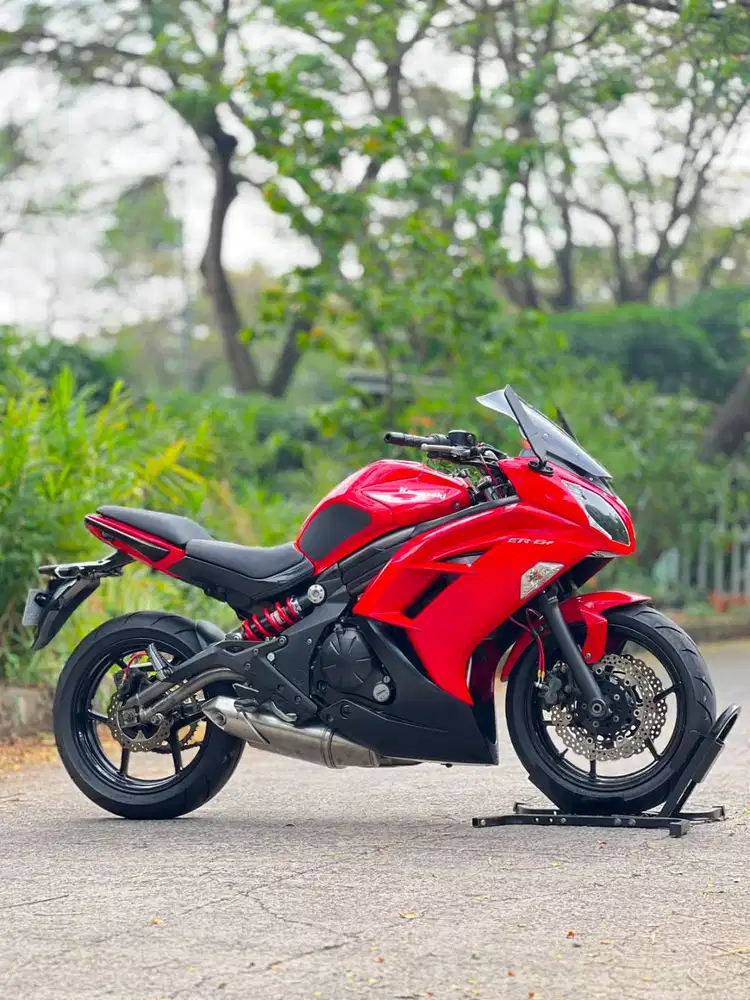 KAWASAKI ER6F 650 2012 MERAH KM 22K PAJAK PANJANG TANPA PR