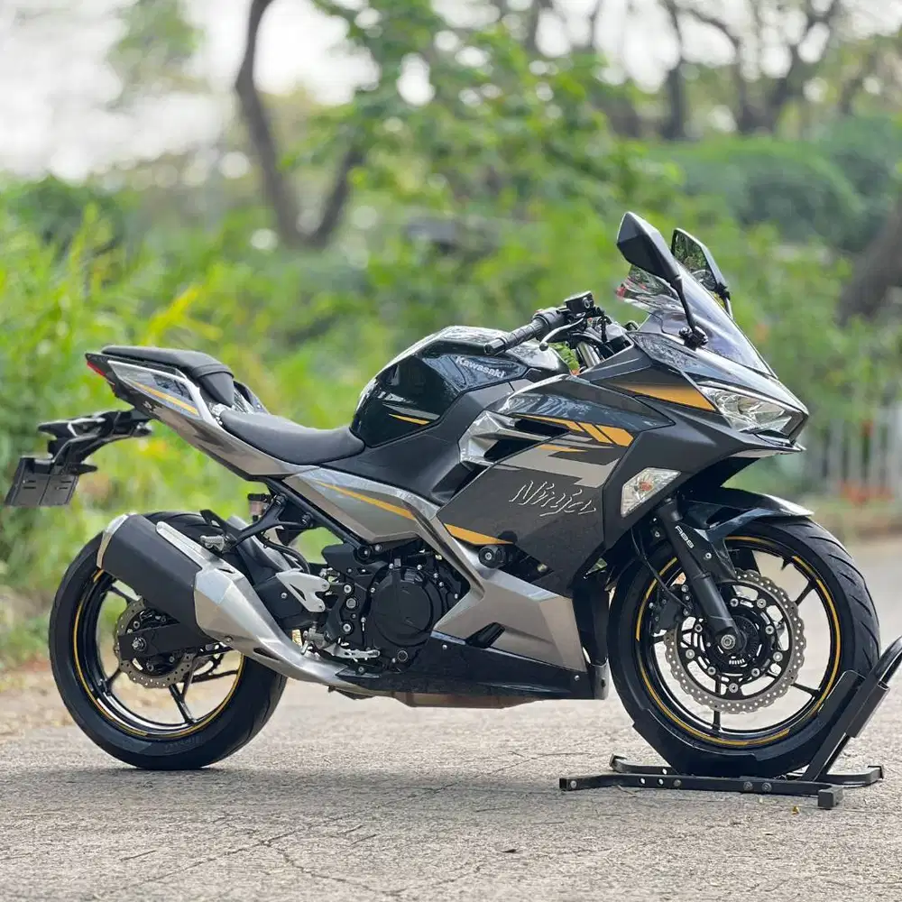 KAWASAKI NEW NINJA 250 FI ABS MDP KEYLESS 2022 GREY KM LOW PAJAK ON