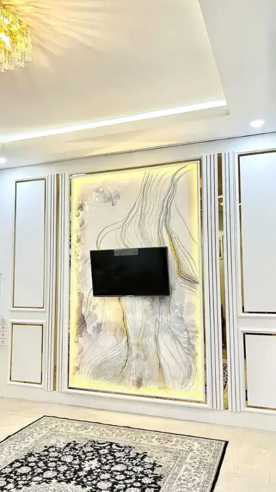 Backdrop tv murah